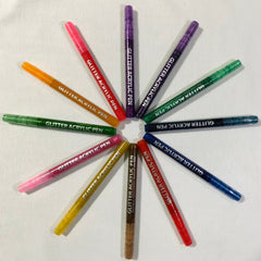 TouchHero - Glitter Pen Markers - 12pk Simple TouchHero