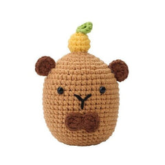 The LOOP Brigade: DIY Mini Crochet Plush Toy Complete Kit For Beginners - Oliver the Capybara Simple Exclusive