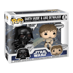 Funko Pop! Star Wars: Darth Vader & Luke Skywalker 2-Pack Simple Funko