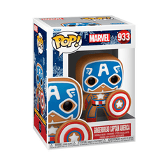 Funko Pop! Marvel: Holiday - Gingerbread Captain America Simple Funko