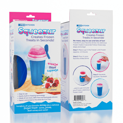ProKitchen SQUEEZur Instant Slushie Maker Cup | Includes Straw/Spoon | NEW Colors! Simple ProKitchen