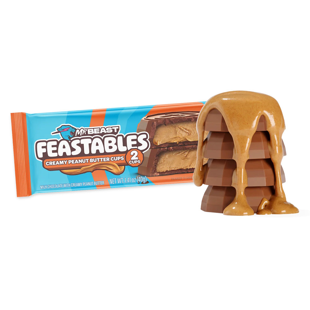MrBeast Feastables Peanut Butter Cups (1.41 oz) Simple MrBeast