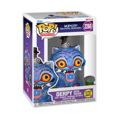 Funko Pop! Anime: K-Pop Demon Hunters – Derpy with Sussie Glow Figure (Style May Vary) Simple Funko