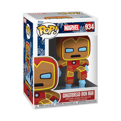 Funko Pop! Marvel: Gingerbread Iron Man Vinyl Figure Simple Funko