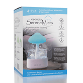 Esencia SereneMists: (800mL) 4-in-1 Rain Cloud Humidifier Simple Esencia