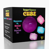 SugarSqueez Cube Original Size Squishy Fidget Sugar Stress Ball (1pc) Color Ships Assorted