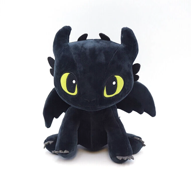 How to Train Your Dragon: Plush Toy 10" – Toothless Simple How to Train Your Dragon