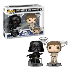 Funko Pop! Star Wars: Darth Vader & Luke Skywalker 2-Pack Simple Funko