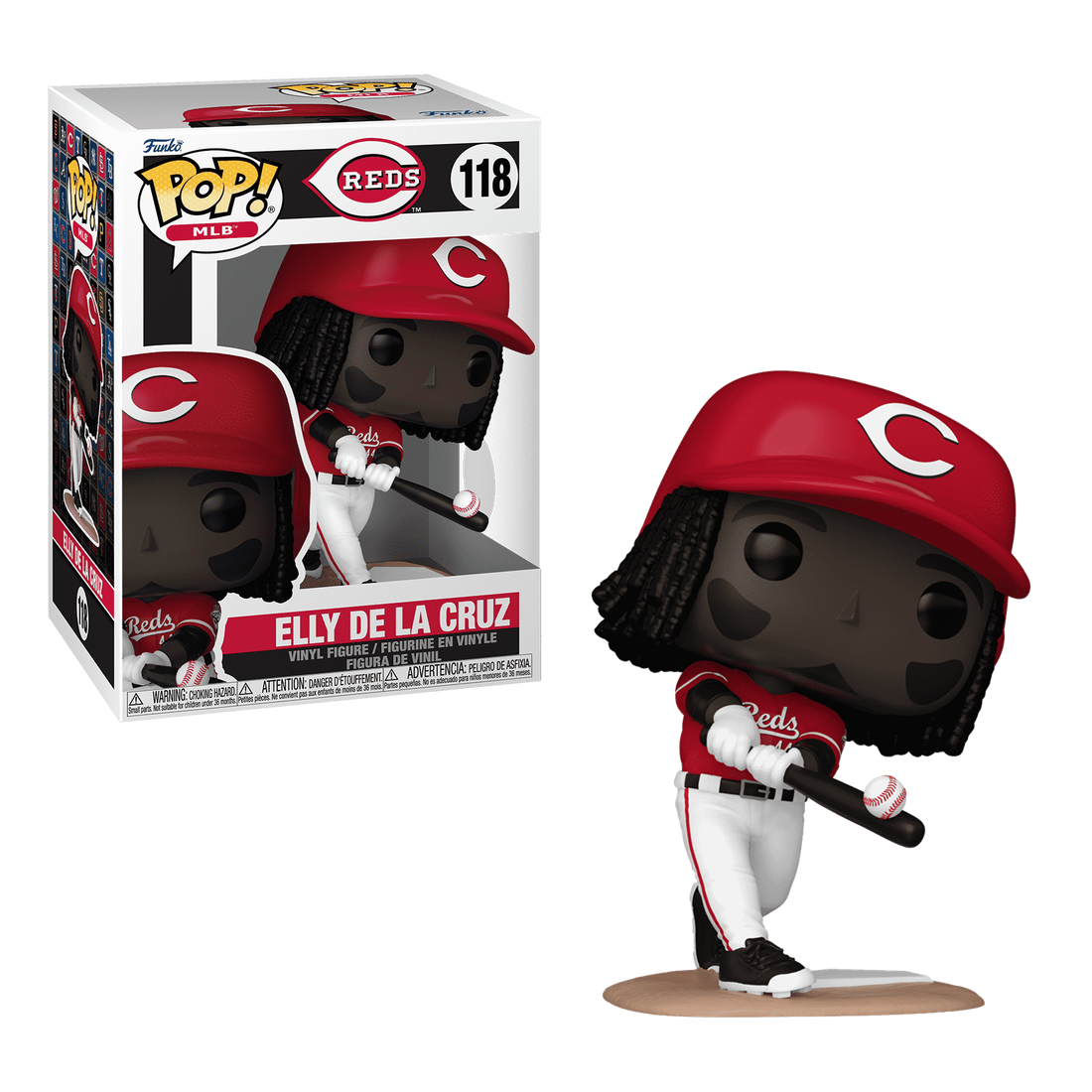 Cincinnati Reds ELLY DE LA CRUZ フィギュア 44 Elly De La Cruz #44 Cincinnati Reds 7