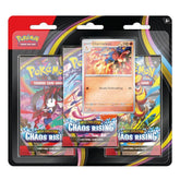 Pokémon TCG: ME04 Mega Evolution Chaos Rising Three-Booster Blister Simple Pokémon