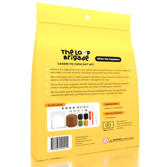 The LOOP Brigade: DIY Mini Crochet Plush Toy Complete Kit For Beginners - Oliver the Capybara Simple Exclusive