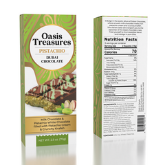 Dubai Chocolate Bar Pistachio by Oasis Treasures (75g)