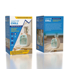 Cool Chill Cat Ear Tabletop Misting Fan Green Simple Cool Chill