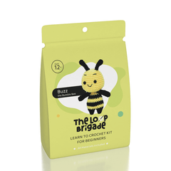 The LOOP Brigade: DIY Mini Crochet Plush Toy Complete Kit For Beginners - Chanel the Bumble Bee Simple Exclusive