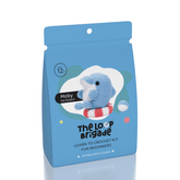 The LOOP Brigade: DIY Mini Crochet Plush Toy Complete Kit For Beginners - Moby the Dolphin Simple Exclusive