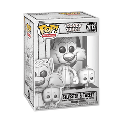 Funko Pop! Anime: Looney Tunes – Sketched Sylvester and Tweety Figure Simple Funko