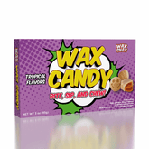WaxSnax Tropical Fruit Flavored Chewy Gushing Wax Candy (85g) Simple Exclusive