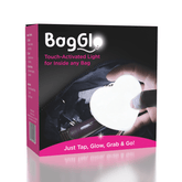 BagGlo Heart-Shaped Automatic LED Purse Light Keychain Simple Exclusive