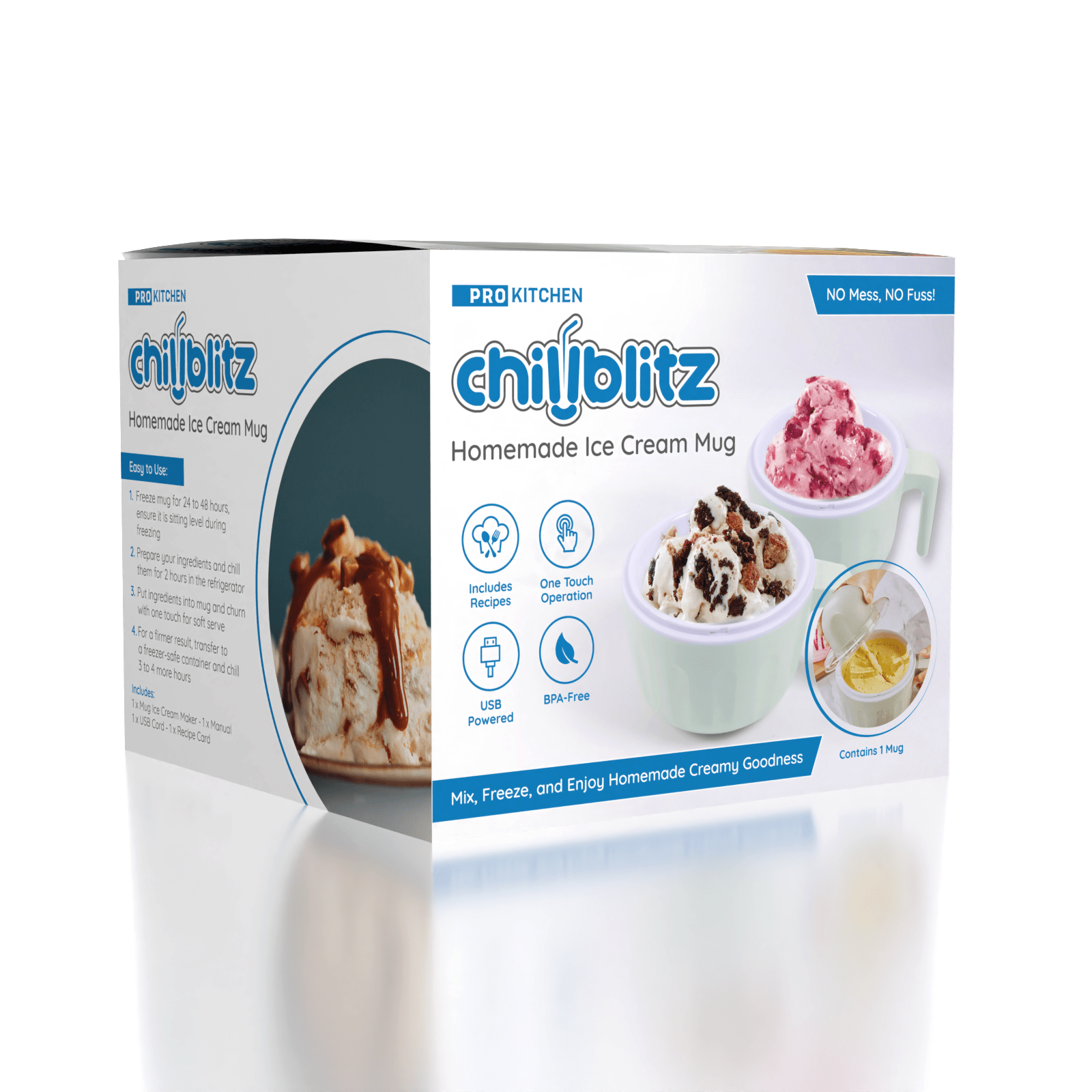 ProKitchen Chillblitz Homemade Ice Cream Mug Simple ProKitchen