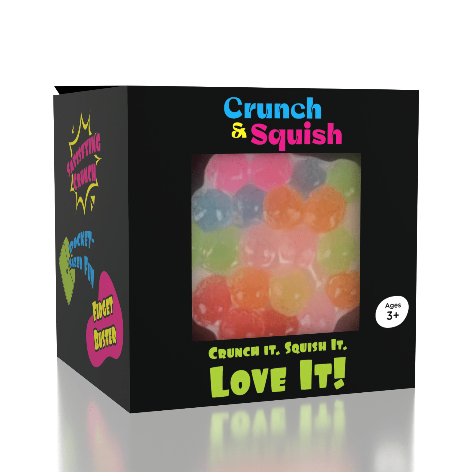Crunch & Squish Candy Series Crunchy Squishy Stress Ball Fidget Toy (1pc) Color Ships Assorted Simple Exclusive