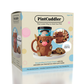 PintCuddler Cartoon Cow Ice Cream Pint Holder Kit (Includes 2 Spoons & Cookie Tray)