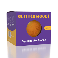 GlitterMoods - Metallic Stress Ball Fidget Toy Simple Glitter Moods