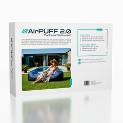 Air Puff 2.0: Inflatable Lounger