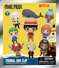 3D Anime: Netflix - One Piece Live Action Series 2 3D Foam Bag Clip (1pc)