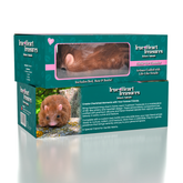 TrueHeart Treasures Reborn Animals: Hallie The Hamster Realistic Mini Silicone Newborn Hamster Baby