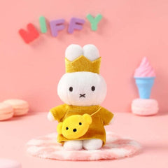 Miffy Travel Series Crossbody Bag Charm Blind Box (1pc) – Mystery Plush Keychain Toy Simple Miffy