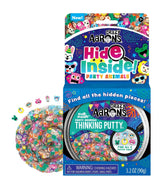 Crazy Aaron’s Hide Inside! Party Animals Thinking Putty® – Find-It Fidget Sensory Putty