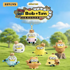 52TOYS x Minions: Bob & Tim Better Together Series Plush Keychain Blind Box (1pc)