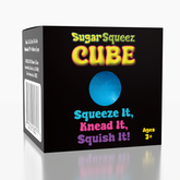 SugarSqueez Cube Large Size Squishy Fidget Sugar Stress Ball (1pc) Color Ships Assorted