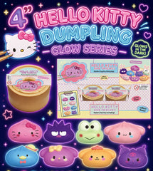 Hello Kitty And Friends Mystery Squishy Dumpling Glow In The Dark Fidget Toy (1pc)