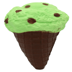 Amazing Squishee Food Series 2 Mint Chip Cone - Collectible Squishy Stress Toy (1pc) Simple Exclusive