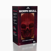 3D Treasures 3D-Printed Optical Illusion Morph Skull with Display Stand (1pc)