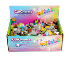 ClikCharms Fidget Keyboard Clicker Keychain - 1 Random 3D Animal Design