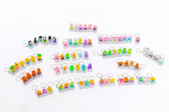 ClikCharms Fidget Keyboard Clicker Keychain - 1 Random 3D Animal Design
