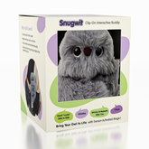 SnugWit: Clip-On Interactive Owl Sensory Plush Toy (1pc)