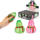 Scrunchems Sugar Snowman Squishy Fidget Toy (1pc) Color Ships Assorted