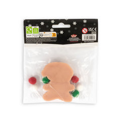 Scrunchems Sticky Squishy Gingerbread Fidget Toy (1pc)