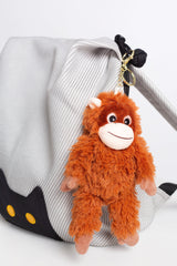 Monkey Plush Keychain (1pc)