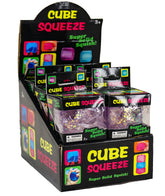 Cube Sugar Squeeze Squishies® Fidget Sugar Stress Ball (1pc) – Color Ships Assorted