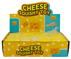 Cheese Cube Slow-Rise Squishy® 2.36" Fidget Toy (1pc)