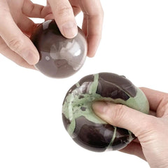 Dubai Choco Break Wax Ball Fidget -Crack Squeeze Stress Ball (1pc) Simple Exclusive