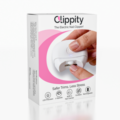 Clippity Rechargeable Electric Nail Clipper with LED Light