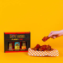 Hot Ones® Flavor + Fire Hot Sauce Trio Pack (3 X 15 Oz)