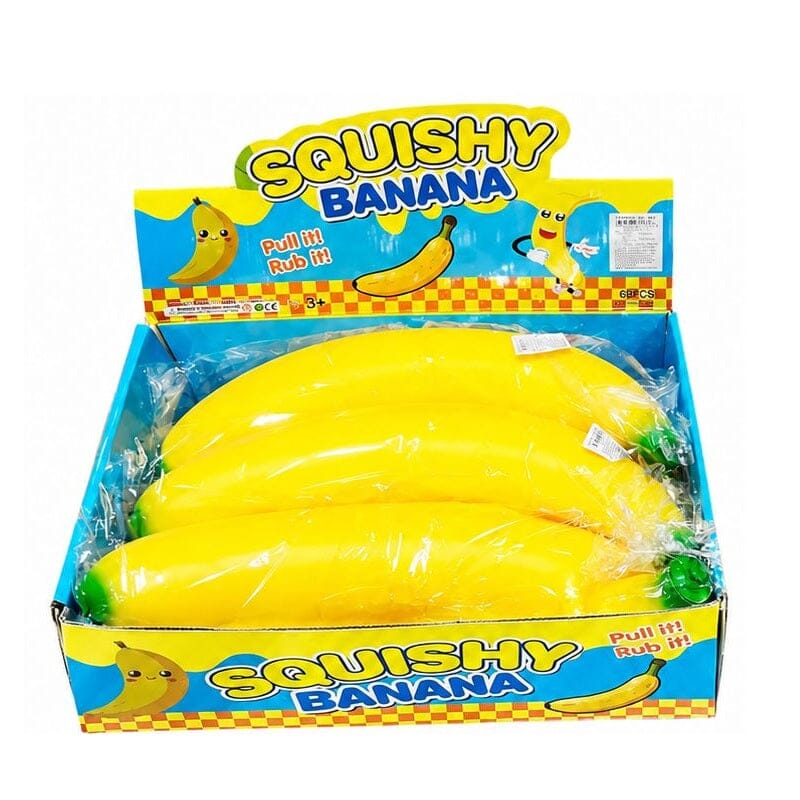 Squishy Banana 16" Stress Relief Fidget Toy (1pc) Simple Exclusive