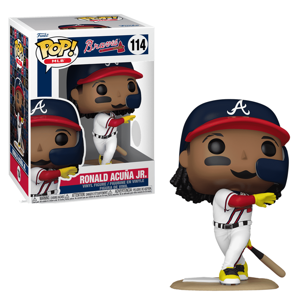 Funko Pop! MLB: Atlanta Braves – Ronald Acuña Jr. (Batting) Simple Funko