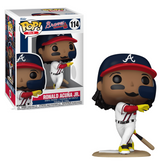 Funko Pop! MLB: Atlanta Braves – Ronald Acuña Jr. (Batting) Simple Funko